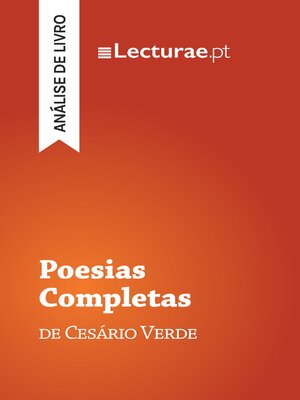 cover image of Poesias Completas — Cesário Verde (análise de livro)